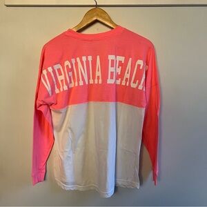 Pink and White Long Sleeve Tee